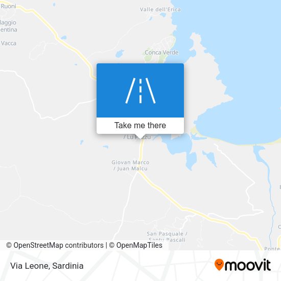 Via Leone map