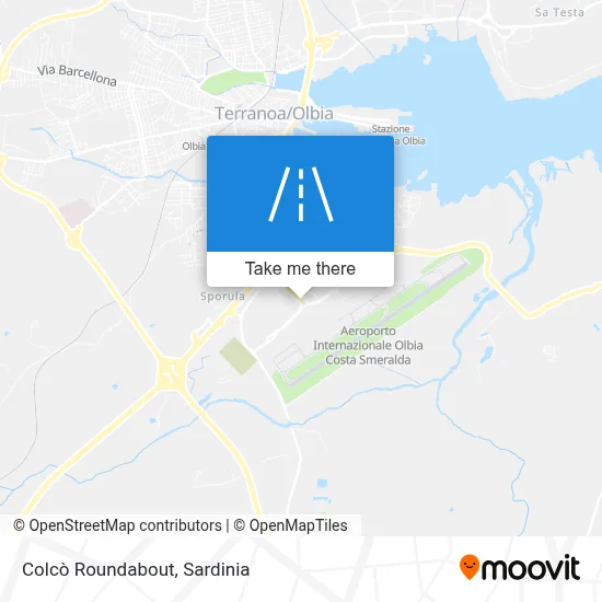 Colcò Roundabout map