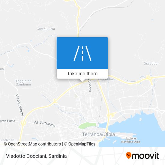 Viadotto Cocciani map