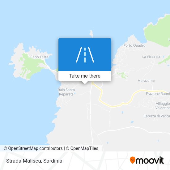 Strada Maliscu map