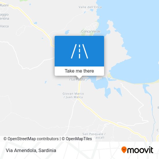 Via Amendola map