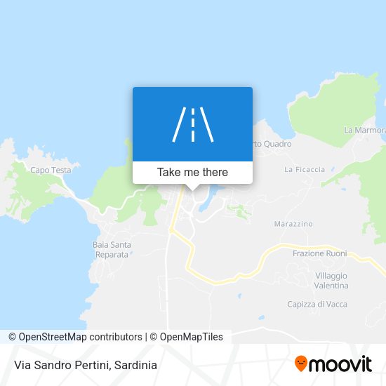 Via Sandro Pertini map