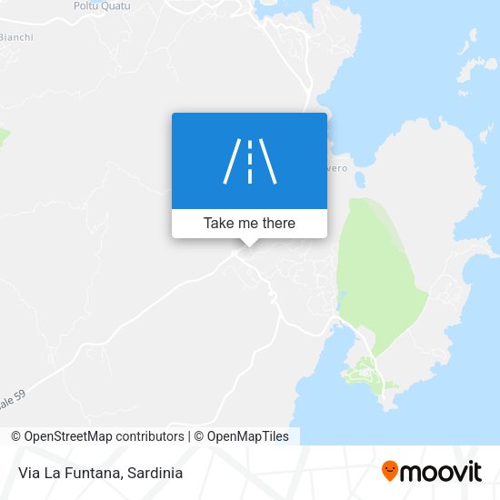Via La Funtana map