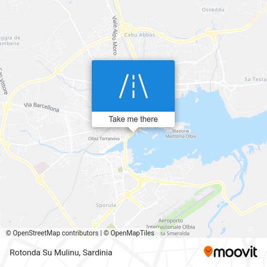 Rotonda Su Mulinu map