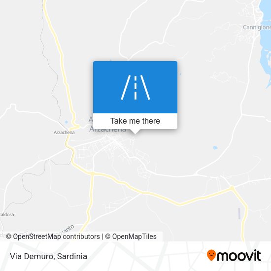 Via Demuro map