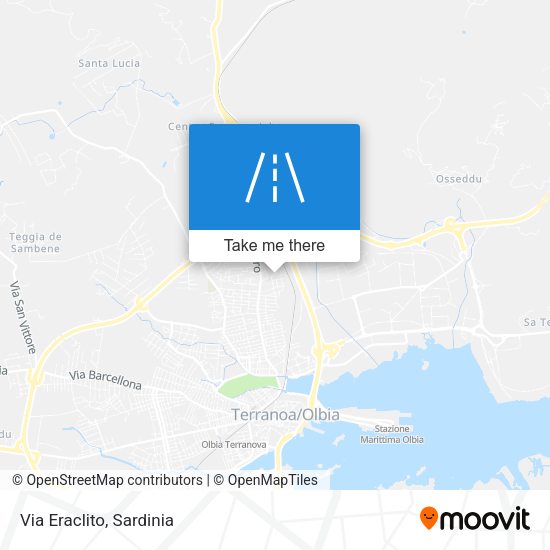Via Eraclito map