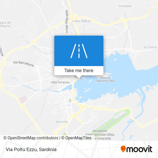 Via Poltu Ezzu map