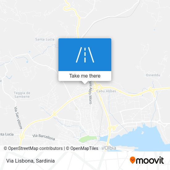 Via Lisbona map