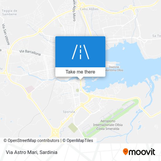 Via Astro Mari map