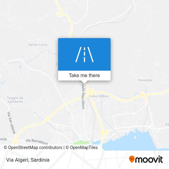 Via Algeri map