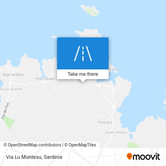 Via Lu Muntesu map