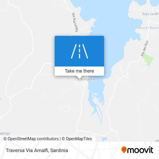 Traversa Via Amalfi map