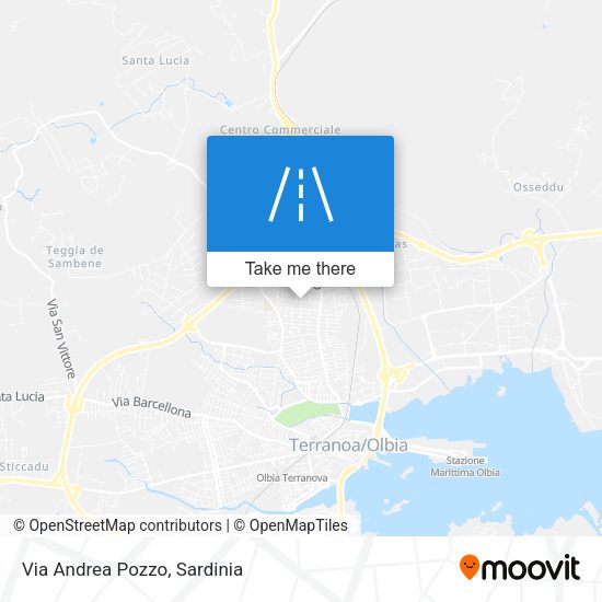 Via Andrea Pozzo map
