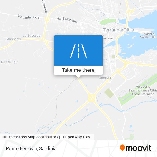 Ponte Ferrovia map