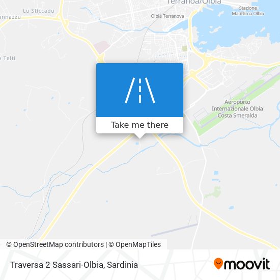 Traversa 2 Sassari-Olbia map