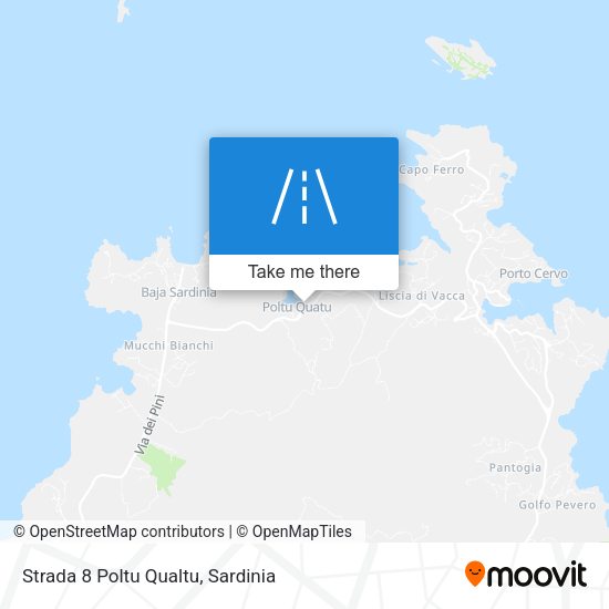 Strada 8 Poltu Qualtu map