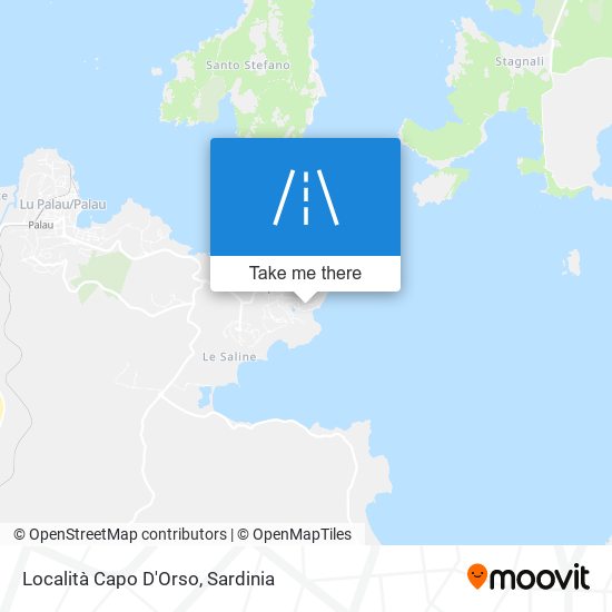Località Capo D'Orso map