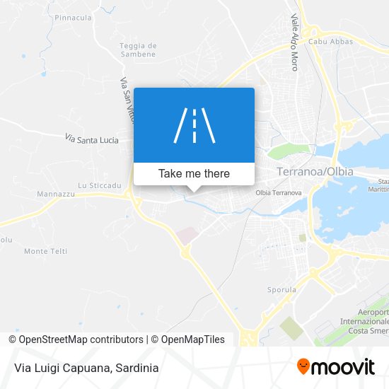 Via Luigi Capuana map