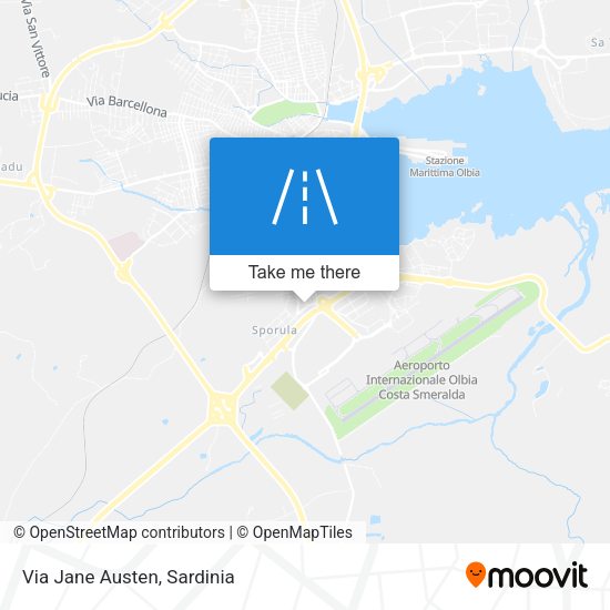 Via Jane Austen map