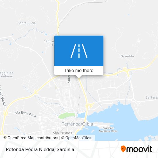 Rotonda Pedra Niedda map