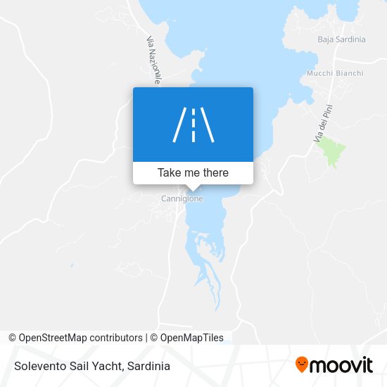 Solevento Sail Yacht map