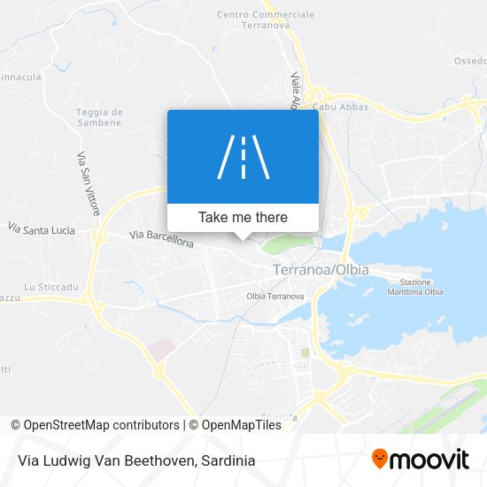 Via Ludwig Van Beethoven map