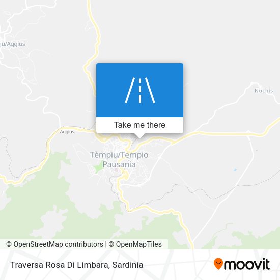 Traversa Rosa Di Limbara map