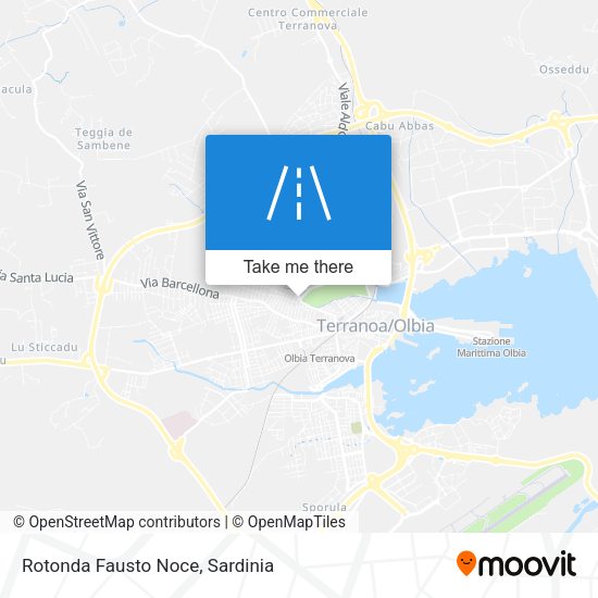 Rotonda Fausto Noce map