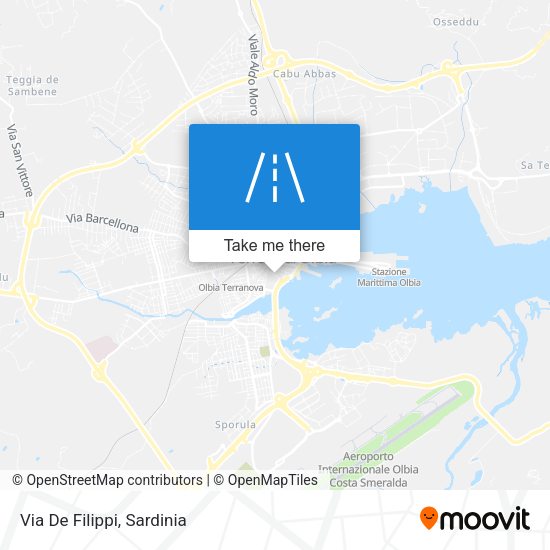Via De Filippi map