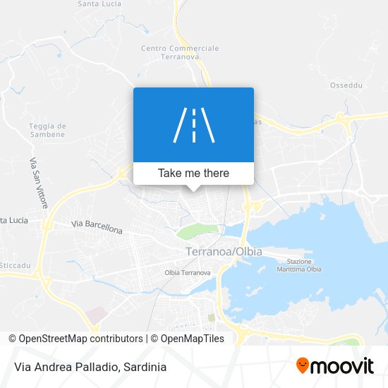 Via Andrea Palladio map