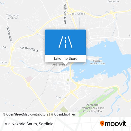 Via Nazario Sauro map