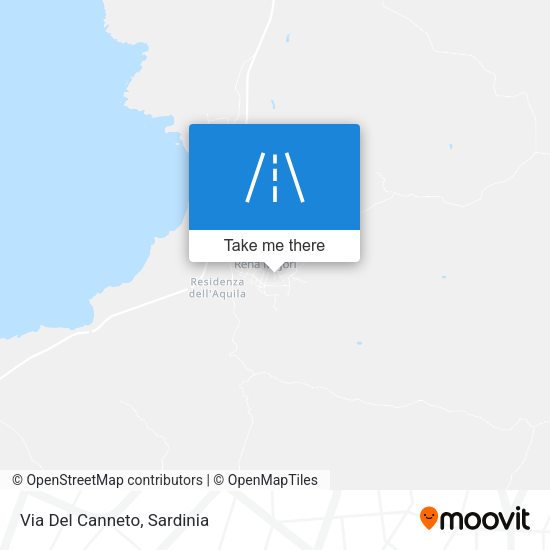 Via Del Canneto map