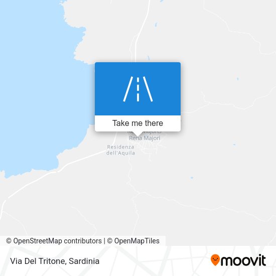 Via Del Tritone map