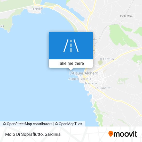 Molo Di Sopraflutto map