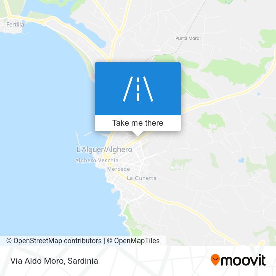 Via Aldo Moro map