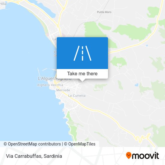 Via Carrabuffas map