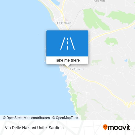 Via Delle Nazioni Unite map