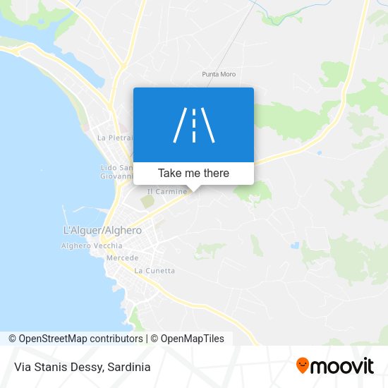 Via Stanis Dessy map