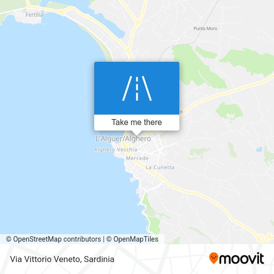 Via Vittorio Veneto map