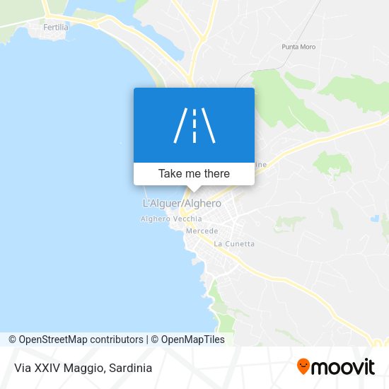 Via XXIV Maggio map