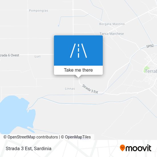 Strada 3 Est map
