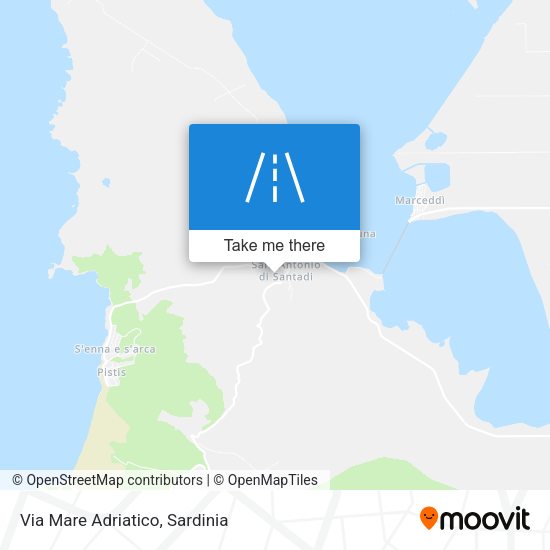 Via Mare Adriatico map