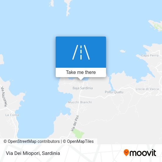 Via Dei Miopori map