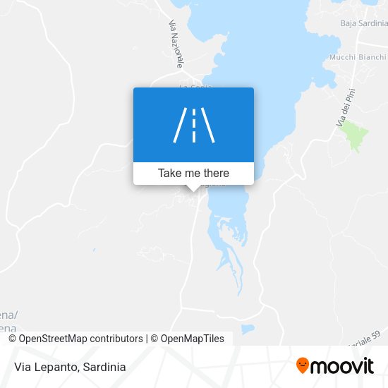 Via Lepanto map