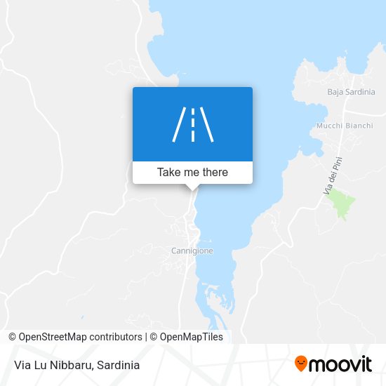 Via Lu Nibbaru map