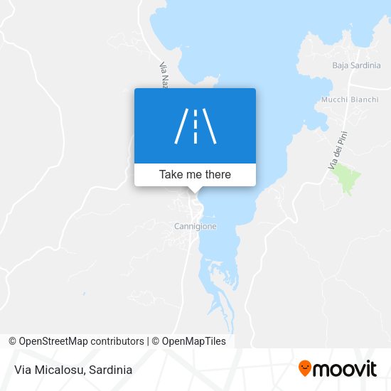 Via Micalosu map