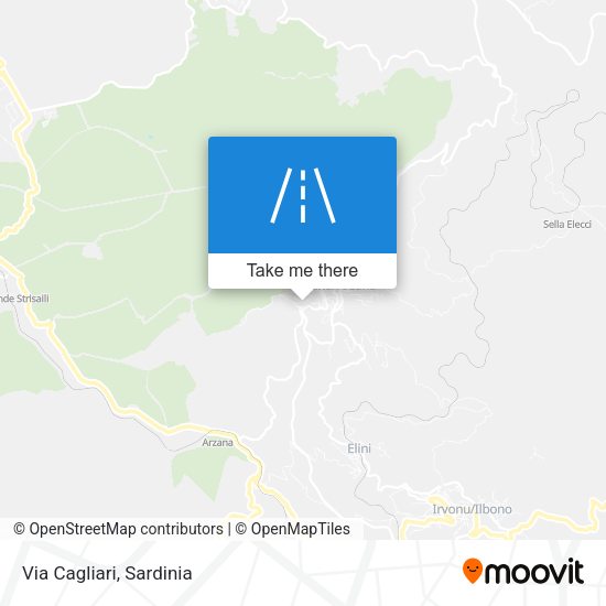 Via Cagliari map
