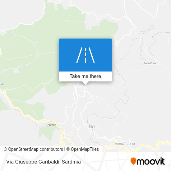 Via Giuseppe Garibaldi map