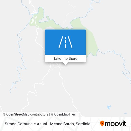 Strada Comunale Asuni - Meana Sardo map