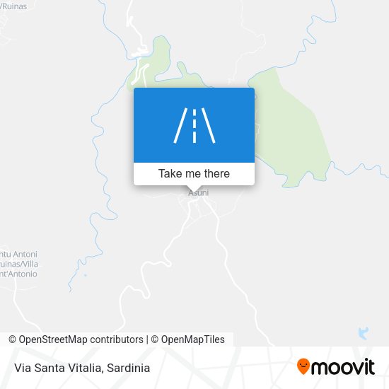Via Santa Vitalia map